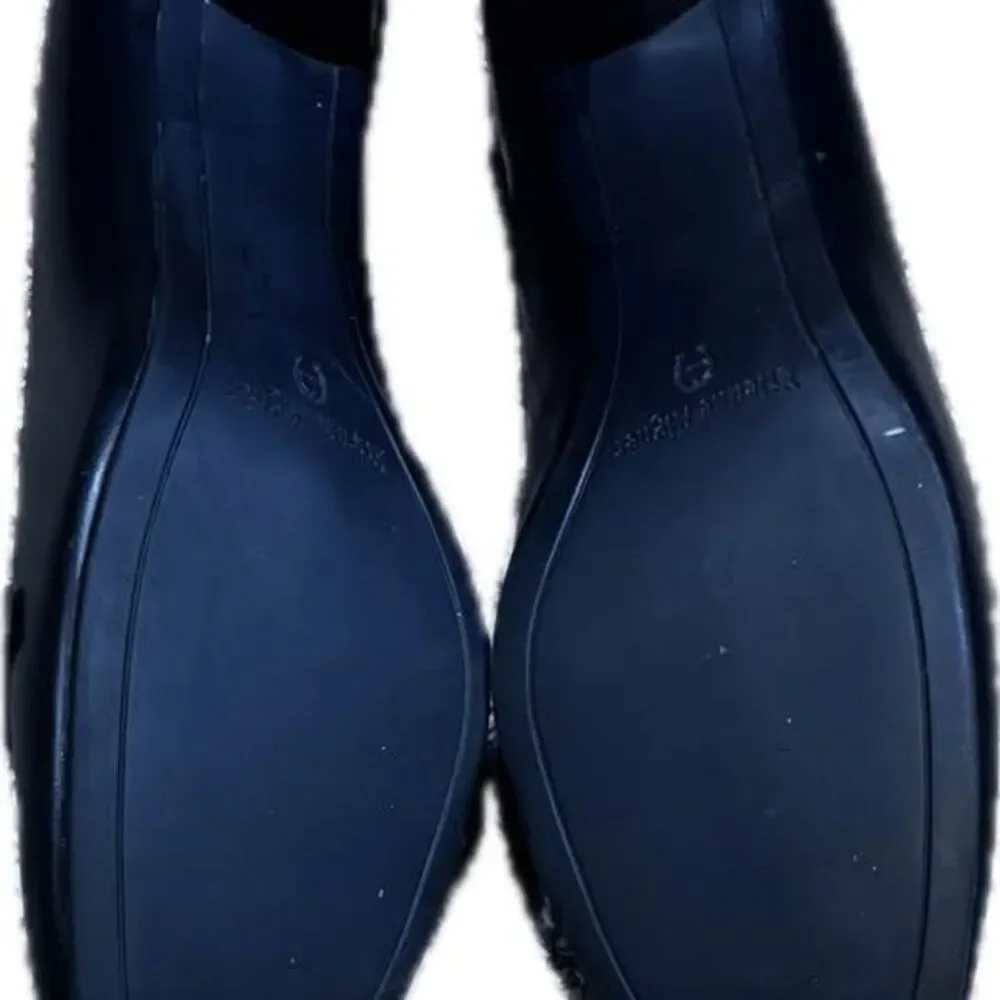 Etienne Aigner Black Buckle Loafers - Size 8M